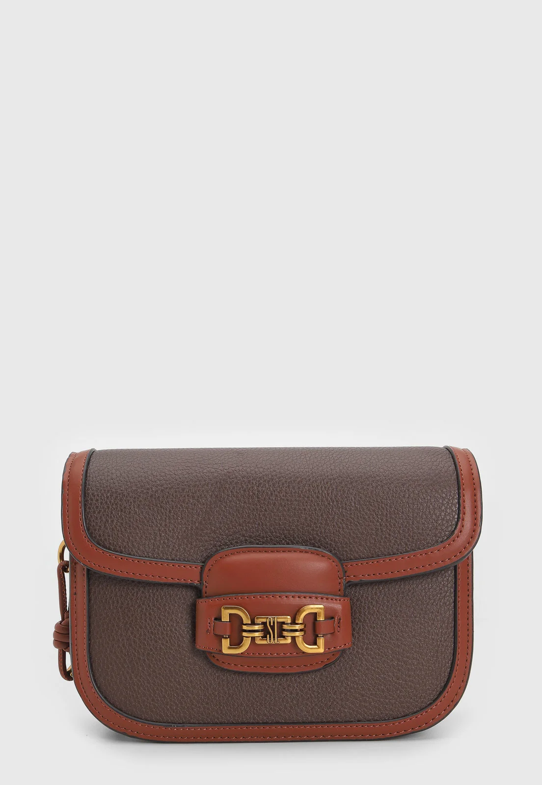 Bolsa Tiracolo Santa Lolla Alça Ajustável Marrom