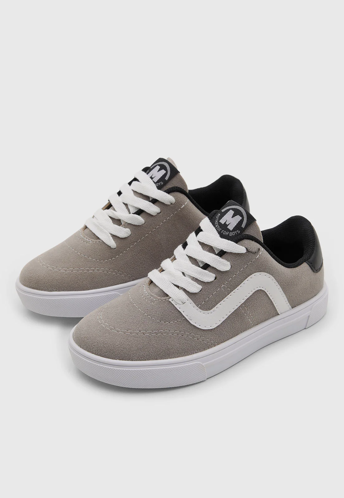 Tênis Infantil Molekinho Casual Suede Cinza